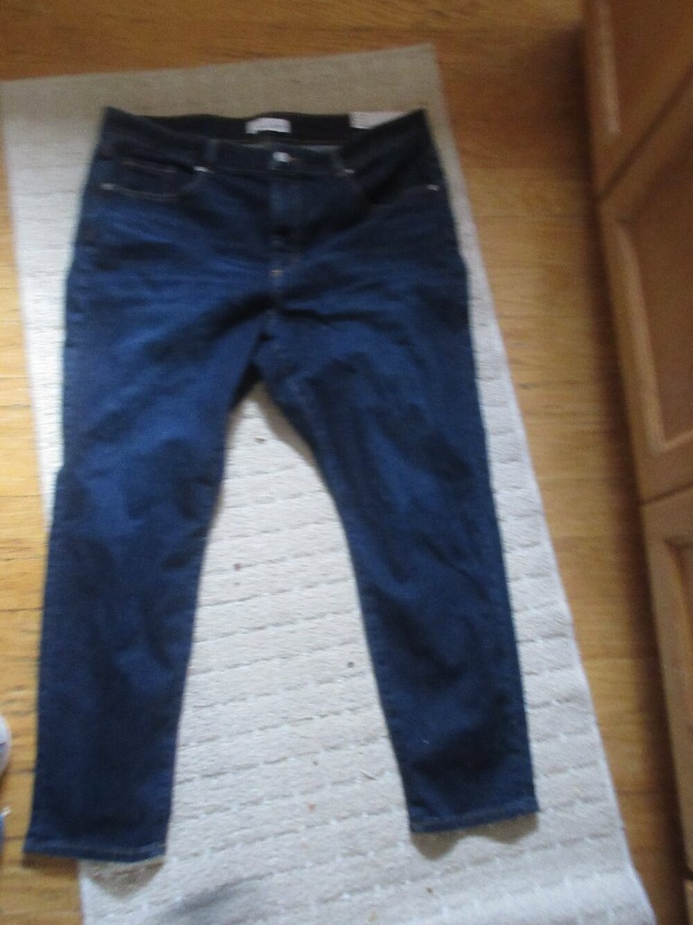 Loft dk wash  mid rise skinny new nwt 33 16 14 ankle